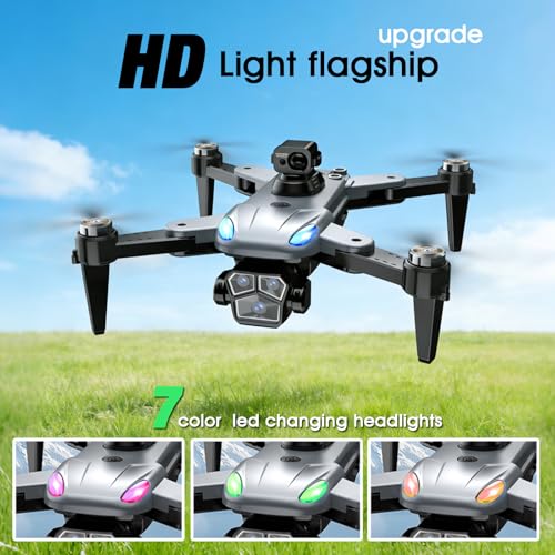 4K Drone with Camera for Adults, Foldable quadcopter drone with 4.3-inch screen remote controller,Automatic obstacle avoidance,One-Key Takeoff & Auto Follow,Under 249g，Brushless Motor FPV Drone (black)