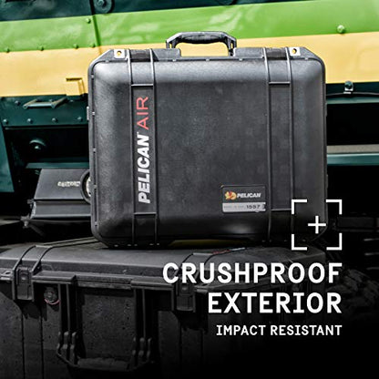 Pelican Air 1557 Case With Padded Dividers - Black - color: Multi, size: With Padded Dividers