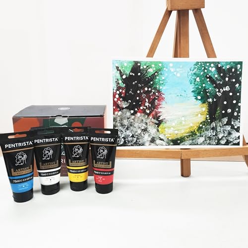 Professional Acrylic Paint Primary Colors,6 Colors(75ml/2.54oz) - color: 6 colors