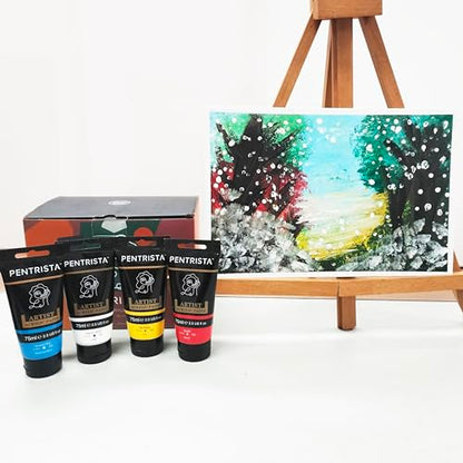 Professional Acrylic Paint Primary Colors,6 Colors(75ml/2.54oz) - color: 6 colors