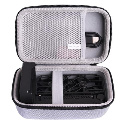 Hard EVA Carrying Case Compatible with HOVERAir X1 Drone with Camera Kit storage case (Big gray) - color: Gray