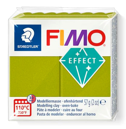 FIMO Soft Polymer Oven Bake Modelling Clay - 57g Blocks - Set of 6 - Metallic Colours