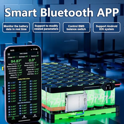 JKBMS JK-BD4A24S4P 7S-24S BMS Battery Management System, 0.4A Balance - size: JK-BD4A24S4P