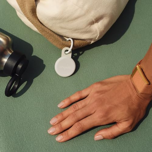 Chipolo LOOP - Rechargeable Bluetooth Tracker for Key and Pocket Location, Compatible with Apple or Google, Call Your Phone & Out of Range Alerts for Android (Mint) - color: Mint