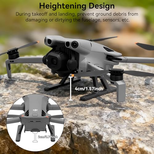 Mini 5 Pro Landing Gear - Foldable Landing Legs Quick Release Height Extension Kit for DJI Mini 5 Pro Drone Accessories
