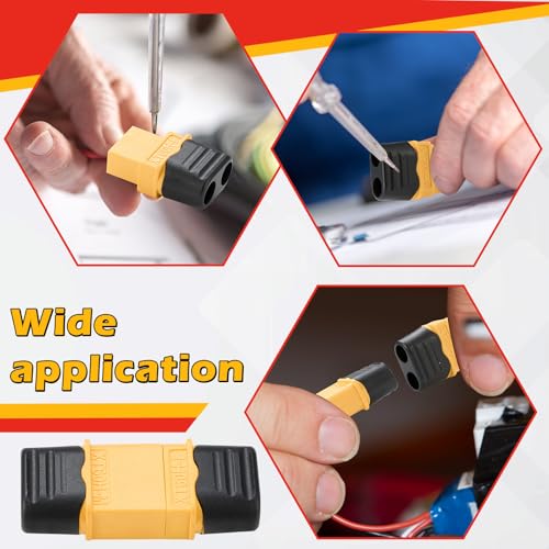 Frienda 36 Pair XT60 (XT60 Upgrade) Male Female Bullet Connectors Plug