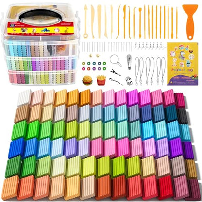Aestd-ST Polymer Clay 82 Colors, Oven Bake Modeling Clay for Kids & Artists - color: 82 Colors