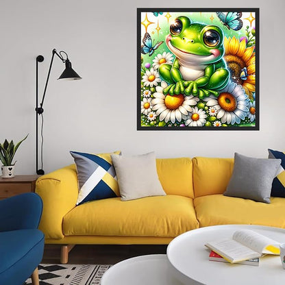Axquilon Frog Diamond Art Kits for Adults 12x12 inch - color: Frog