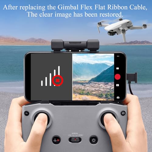 for DJI Mini 2 Ribbon Cable Replacement for DJI Mavic Mini/Mini SE/Mini 2 SE 4K Gimbal Flex Flat Ribbon Cable Drone Accessories Part with Repair Tools(3 in 1 Cable