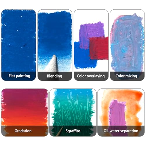 Artecho Macaron Oil Pastels Set of 36 Colors (10 x 70 mm)