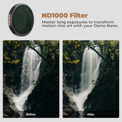 Freewell ND1000 Filter for DJI Osmo Nano – Long Exposure Power - style: ND1000