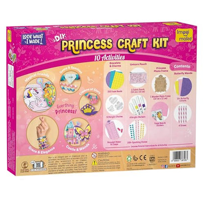 Imagimake Princess Craft Kit, 10 Mess-Free Creative Activities for Girls - style: Princess Craft Kit