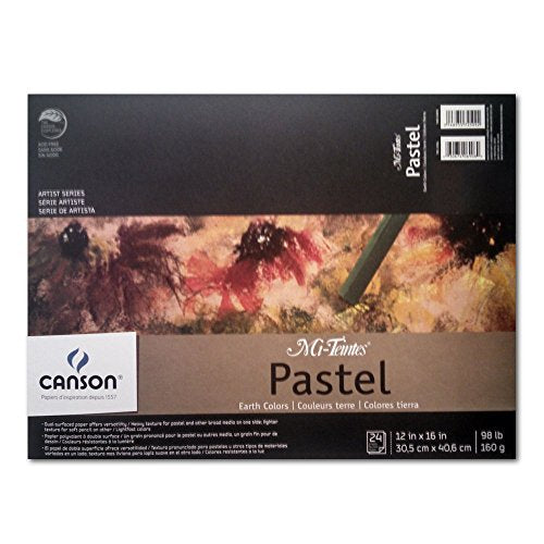 Mi-Teintes Earthtone Pastel Pad 12X16 - color: Earthtones, size: 12"X16"