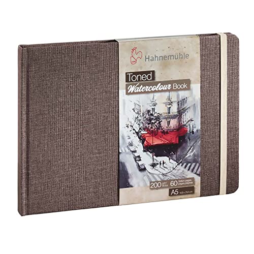 Hahnemuhle Toned Tan Watercolor Book A5,