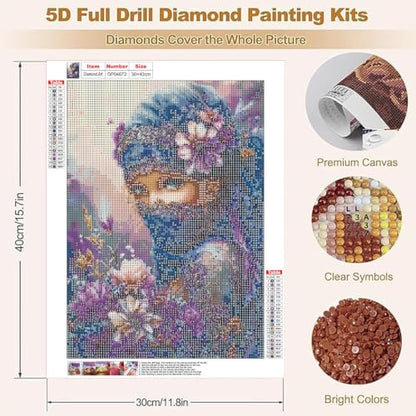 exotic charm Diamond Art Kits for Adult Diamond Painting Kit for Beginner - color: DP04672