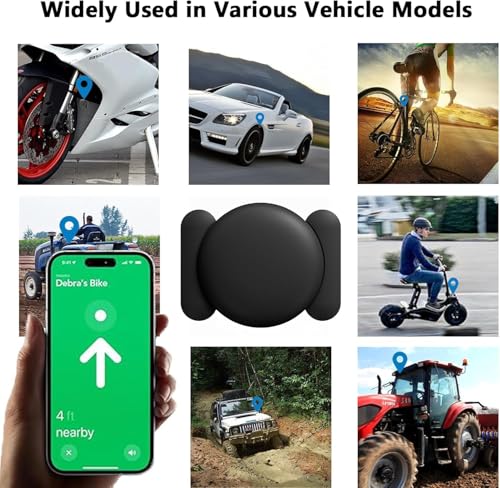 GPS Car Tracking Devices, 2PCS Tracker Device for Vehicles Work with Find My (iOS Only), Hidden GPSTracking Devices with Magnetic Waterproof Case, No Monthly Fee Car GPS Tracker