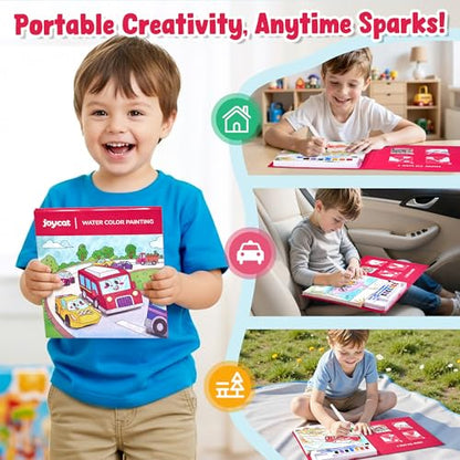 JoyCat Paint with Water Coloring Books for Toddlers (Transportation) - style: Transportation