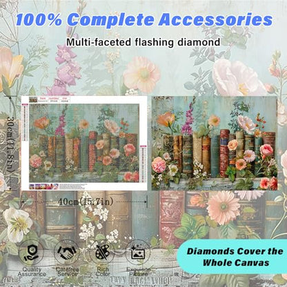 Flowers Square Diamond Art Kits for Adults,Hydrangea Diamond Painting - color: DP03648