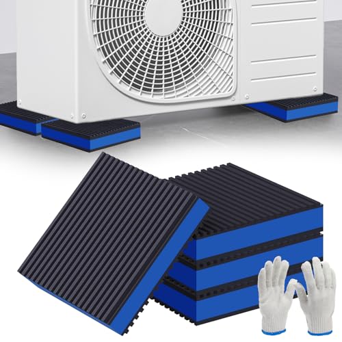 Storystore Anti Vibration Pads, 4 Pack 4" x 4" x 7/8" Heavy Duty EVA Mats
