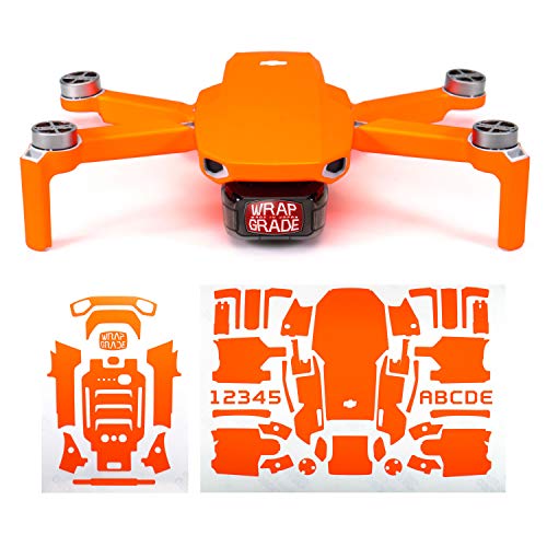 Wrapgrade Skin for Mavic Mini & Mini 2 SE & Mini 4K (NEON Orange) - color: NEON ORANGE