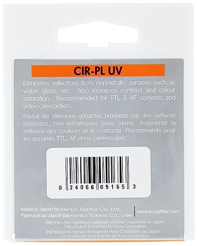 Hoya 58mm Circular Polarizing and UV HRT Screw-in Filter - size: 58mm