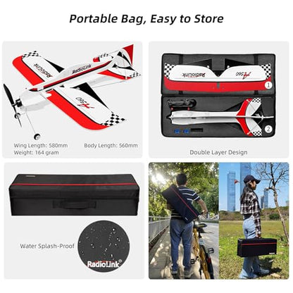 Radiolink A560 Ready to Fly (RTF) 3D Byme-A Gyro 6 Flight Modes RC Airplane