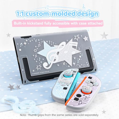 GeekShare Protective Shell Compatible with Switch 2 (Music Notes) - color: Music Notes