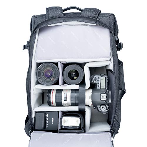 VANGUARD VEO SELECT49 BK Backpack/Shoulder Bag for DSLR, Mirrorless/CSC Camera or Drone, Black - style: Veoselect49bk Backpack, Black
