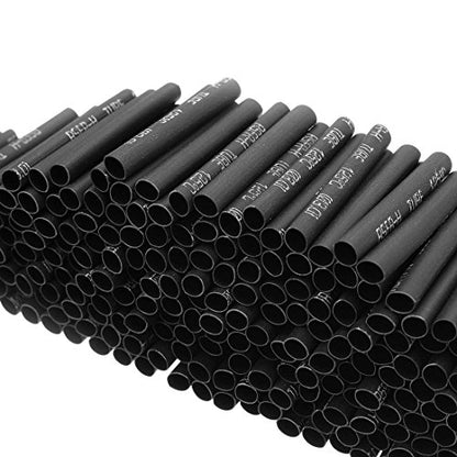 uxcell Wire Wrap Sleeve 3 mm Dia 30 mm Long Heat Shrink Tubing 240Pcs Black