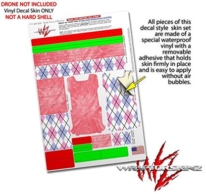 Skin Decal Wrap 2 Pack Compatible with DJI Ryze Tello Stardust Pink Drone NOT Included