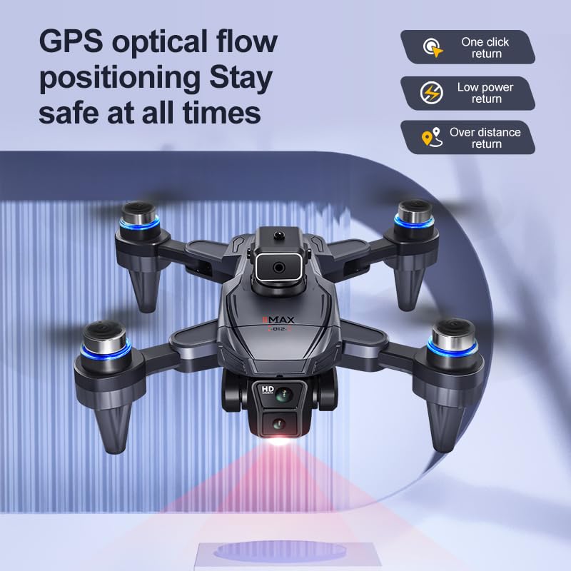GPS Drone with 4K Camera for Adults, Brushless Motor, Beginner Drone Gifts