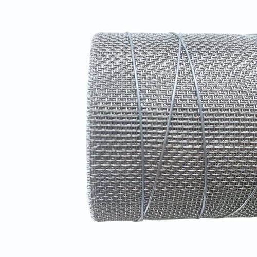 Stainless Steel 304 Wire Mesh-Metal Mesh Screen 15.5 inches x 10 feet