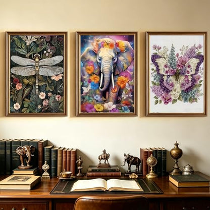 JYXSJYYD 6 Pack Colorful Animal Diamond Art Kits for Adults,12x16 inch - color: KM1003-KM1008-1