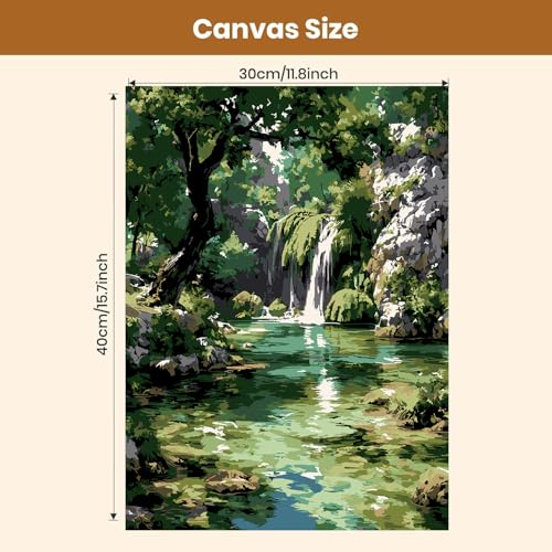 WUDWL Landscape Paint by Numbers Kit for Adults,Color By Numbers for Adults - color: YH03433