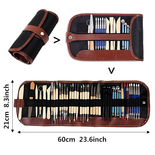 S & E TEACHER'S EDITION 43 Pcs Pottery & Clay Sculpting Tool - size: 43 PCS
