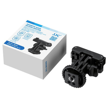 JJC Cold Shoe Mount Adapter for DJI Osmo Action 5 Pro 4 3,Stable Mounting - color: Hot Shoe/Cold Shoe Adapter