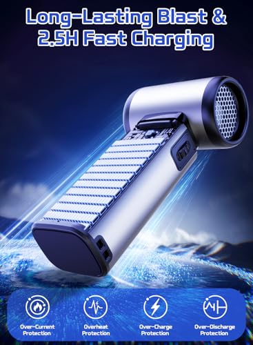 130000RPM Compressed Air Duster,Rechargerble with Brushless Motor