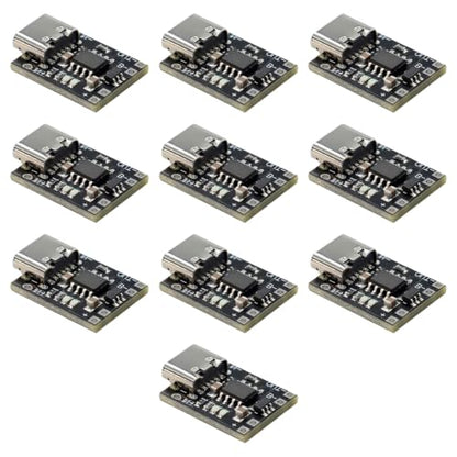 10PCS TP4057 1A Lithium Battery Charging Protection Board Module with Protection Type-C USB Charging Boards 3.7V 4.2V, TP4057 Charging Module（TP4056 Upgraded）