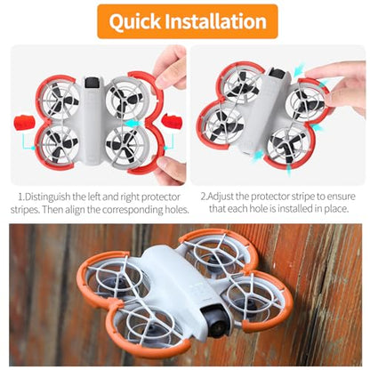 Propeller Guard for DJI NEO Propeller Accessories - Red - color: Red