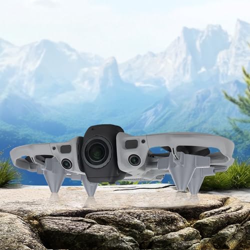 Landing Gear for DJI Avata 360 Drone, Height Increase Extended Legs, Anti-Scratch Protective Bracket, Quick Release Tripod Support, Drone Accessories (Grey) - color: Gray