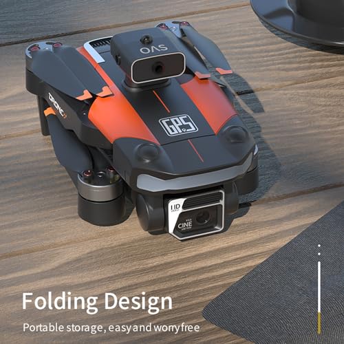 GoolRC GPS Drone with 8K Dual Camera for Adults, 60 Mins Flight with 3 Batteries, Foldable Brushless Motor FPV RC Quadcopter with Carrying Case, Obstacle Avoidance, Auto Return, Optical Flow, Headless Mode, Waypoint Fly