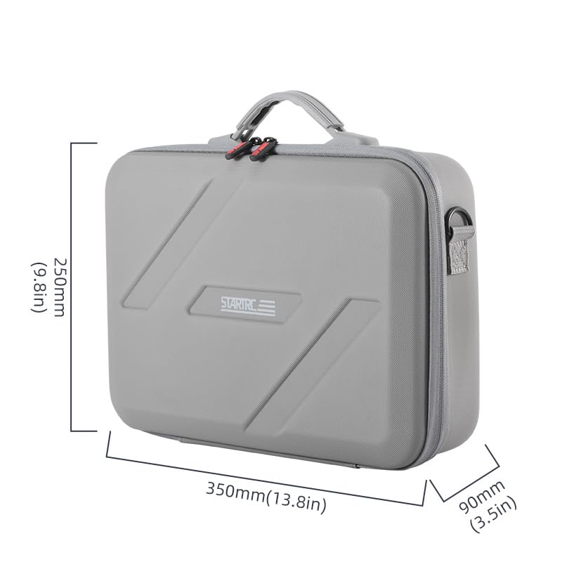 Coyktonty Mini 5 Pro Carrying Case, Portable PU Leather Bag with Shoulder strap for DJI Mini 5 Pro More Combo Compatible RC 2 Controller