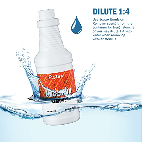 Ecotex Screen Printing Emulsion Remover, Diazo Photo Stencil Remover, Pt - size: 16 Ounce (Pack of 1)