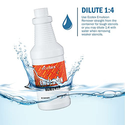 Ecotex Screen Printing Emulsion Remover, Diazo Photo Stencil Remover, Pt - size: 16 Ounce (Pack of 1)