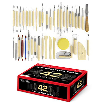 S & E TEACHER'S EDITION 42 Pcs Polymer Clay Tools - size: 42 PCS