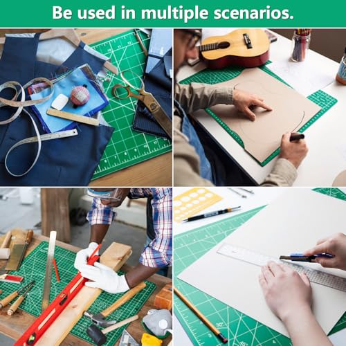 ArtAt A3 Self Healing Cutting Mat 12''x18'' 5 pack - color: Green, size: 18"L x 12"W（5pcs）