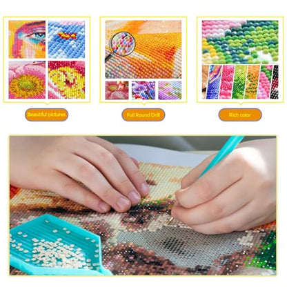 Diamond Paintings Kits for Adults,Glowing Dream Forest Diamond Arts Kits - color: KM647-1