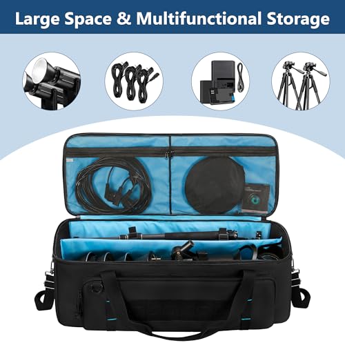 samdew 30'' Tripod Travel Bag, Photo Studio Equipment Case, Soft Bag Only