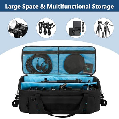 samdew 30'' Tripod Travel Bag, Photo Studio Equipment Case, Soft Bag Only