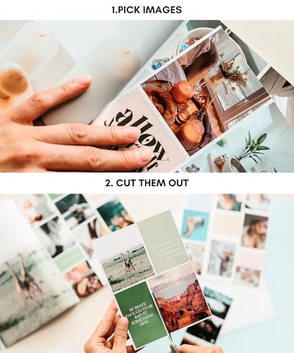 Lamare Vision Board Book -1000+ Images, Vision Board Supplies for Women - style: Original